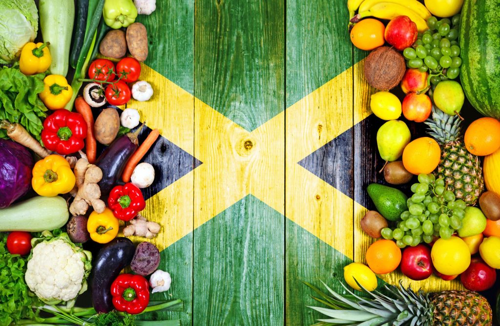 Frisches Obst und Gemüse aus Jamaika. Die Grundlagen von Ital Food.