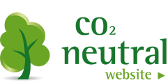 Grafik carbon neutral websites